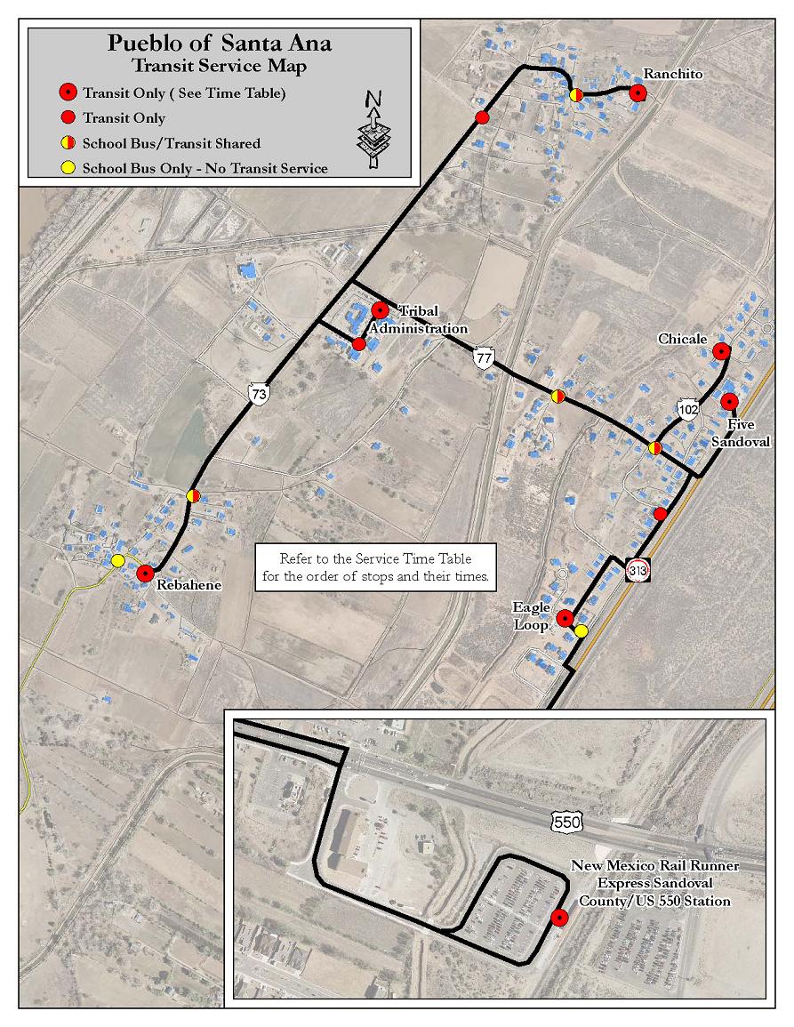 Santa Ana Transit Route